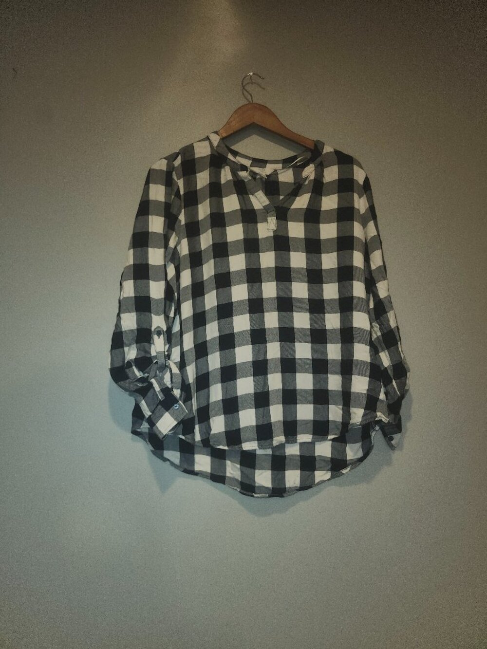 Checkered Button Up